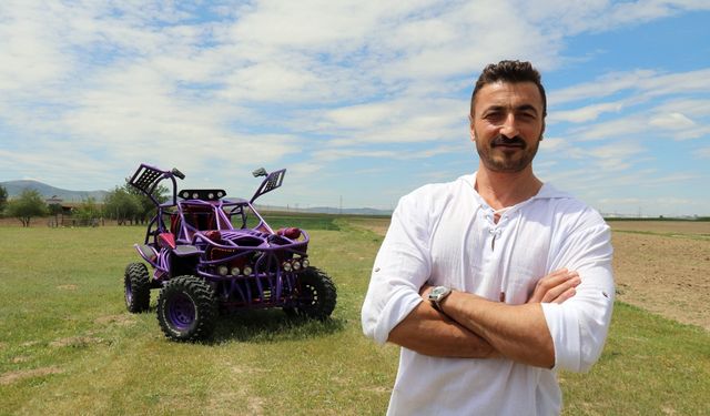 13 ayda 900 bin TL’ye elleriyle arazi aracını yaptı