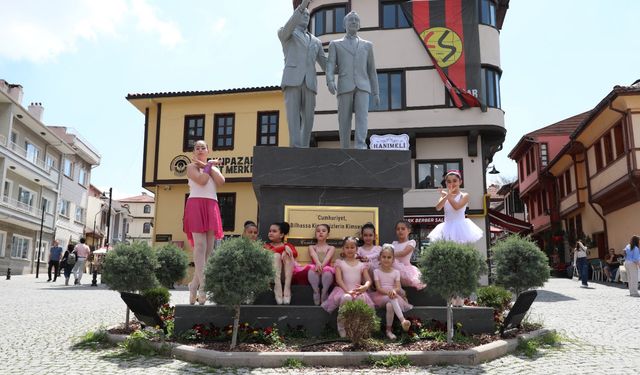 Odunpazarı Belediyesi geleceğin balerinlerini yetiştiriyor