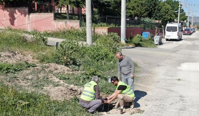 İnönü'de aydınlatma çalışmaları başladı: Mahalleler ışıldayacak