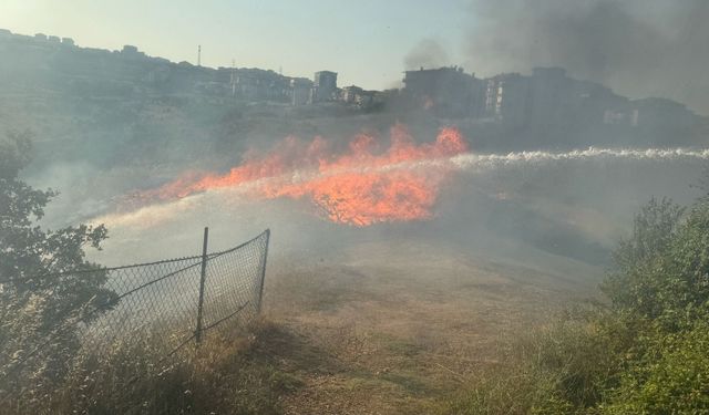 Otluk alanda çıkan yangın söndürüldü