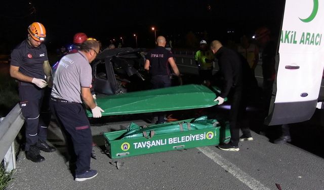 Tavşanlı yolunda feci kaza: 1 kişi hayatını kaybetti