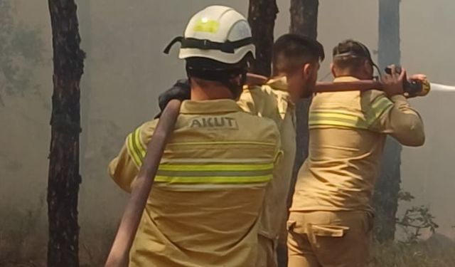 Yangında şehit olan ekibin son görüntüsü ortaya çıktı