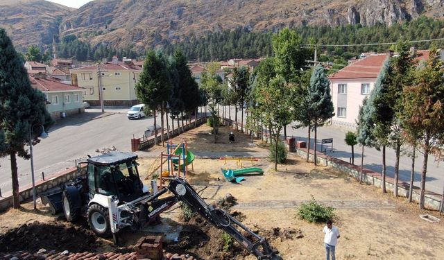İnönü Belediyesi parkları yenilemeye devam ediyor