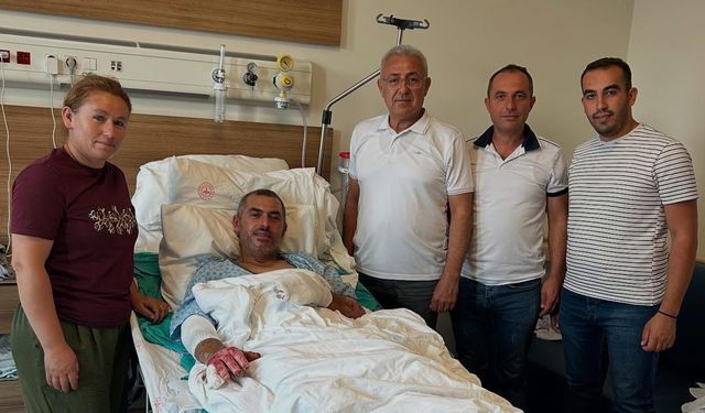 Yaralı orman işçisinin tedavisi devam ediyor