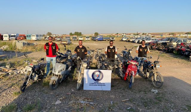 İlçelerde çalıntı motosiklet denetimi yapıldı!