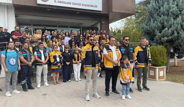 Sağlık ekibine yönelik saldırıya tepki