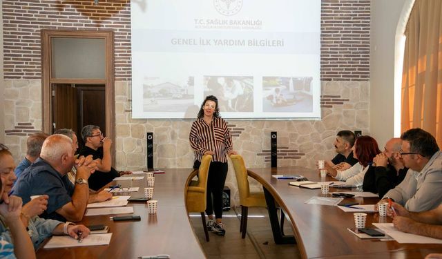 Eskişehir İl Tarım ve Orman Müdürlüğü personeline ilk yardım eğitimi