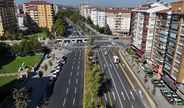 Atatürk Bulvarı’nda çalışmalar tamamlandı