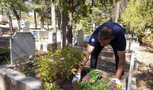 Büyükşehir kabir bakım hizmeti başladı