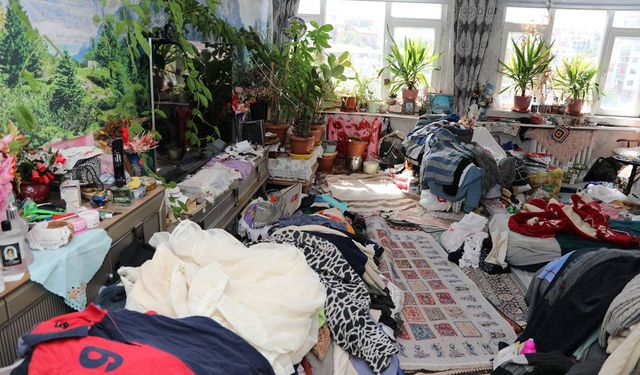 Odunpazarı Belediyesi’nden çöp ev müdahalesi