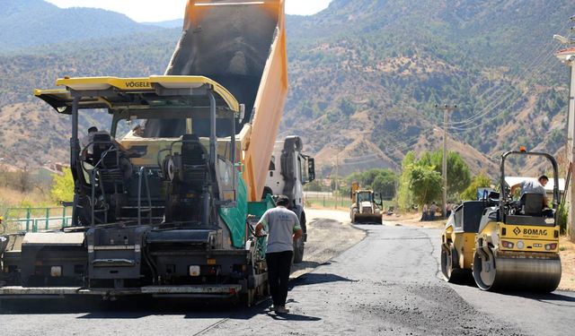 Sarıcakaya’da yol konforu artıyor
