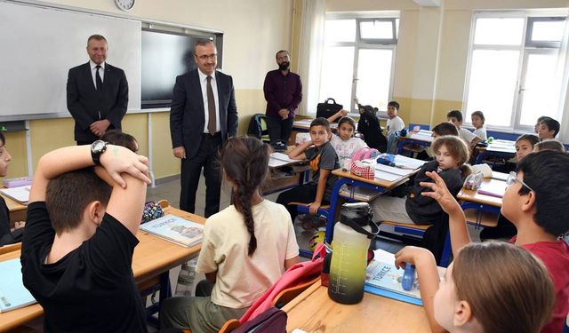 İl Milli Eğitim Müdürü Aydın'dan Sabiha Gökçen Meslek Lisesi'ne ziyaret
