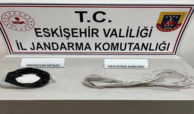 Eskişehir'de sit alanında patlayıcıyla kazı yapan 2 kişiye jandarma baskını