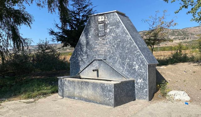 Şehidin hayrına yapılan çeşme 3'üncü defa tahrip edildi