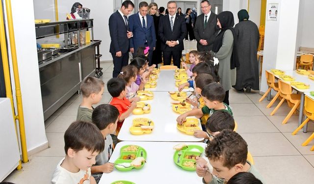 İl Müdürü Aydın, Kutipoğlu Anaokulu'nu ziyaret etti