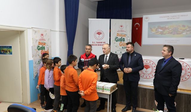 Eskişehir İl Tarım ve Orman Müdürlüğü 'Dünya Gıda Günü'nü öğrencilerle kutladı