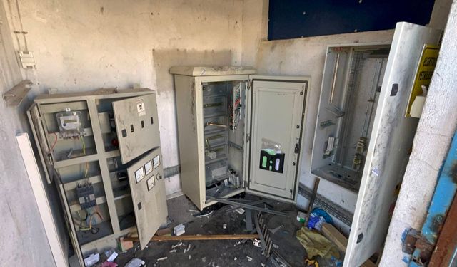 ESKİ’nin arıtma tesisine hırsız girdi