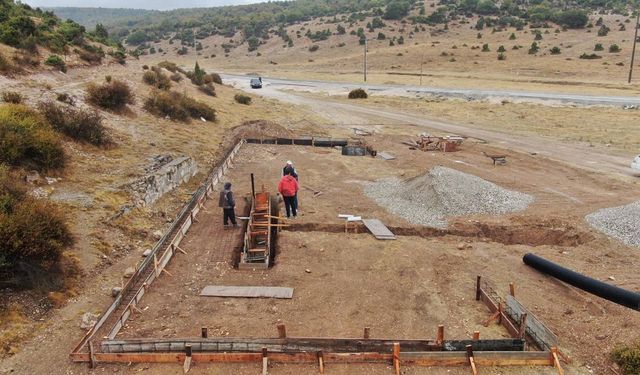 İnönü Belediyesi'nden Oklubalı Mahallesi’ne koyun yıkama yeri