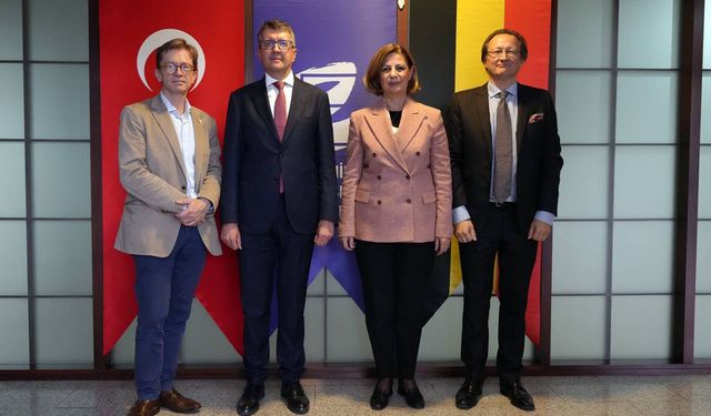 Belçika heyetinden Başkan Ünlüce’ye ziyaret