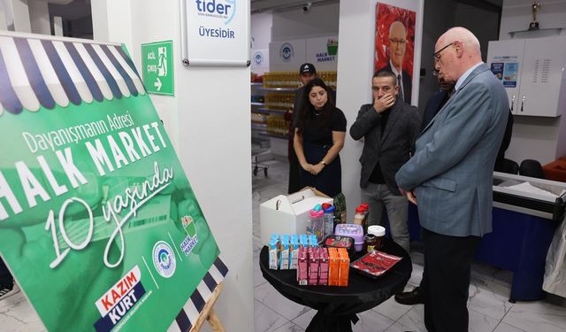 Odunpazarı Belediyesi’nin örnek sosyal projesi Halk Market 10 yaşında