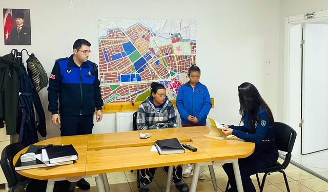 Çocuğunu dilendiren kadın yakalandı