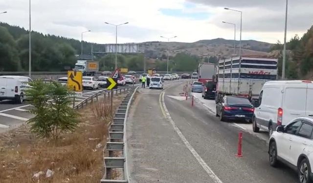 Bilecik-Eskişehir kara yolunda tek şerit uygulaması