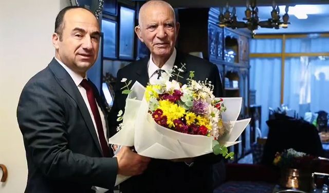 İl Emniyet Müdürü Yılmaz, emekli öğretmeni ziyaret etti