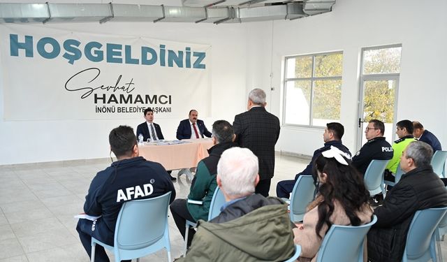 İnönü’de kış mevsimi öncesi tedbirler görüşüldü