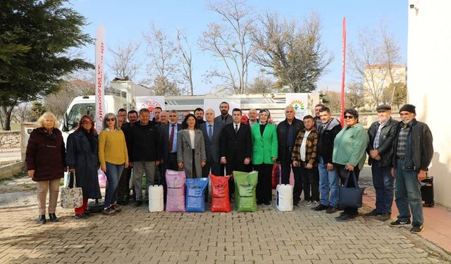 Mihalıççık'ta 'İyi Tarım' çiftçilerine destek