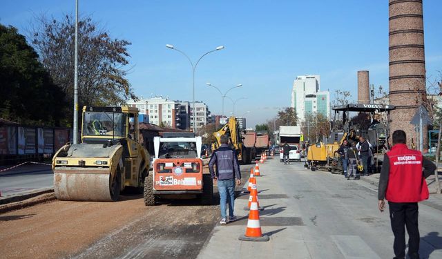 Espark çevresinde trafik düzenleme çalışması başladı