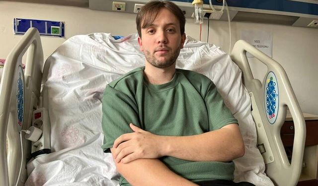 Felç kalan genç sürücüye hasta yatağında ikinci şok