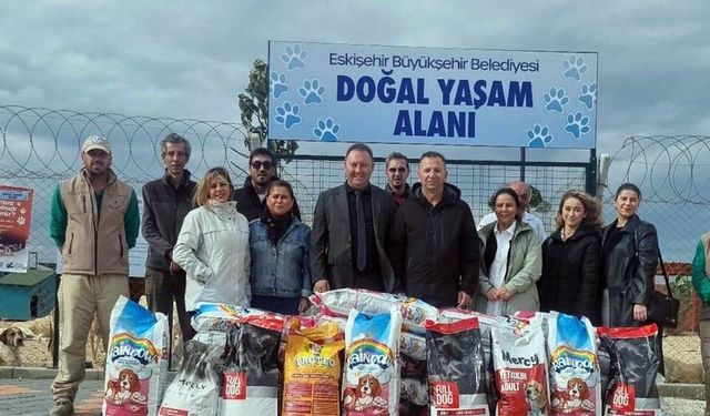 Büyükşehir Belediyesinden can dostlara örnek dayanışma