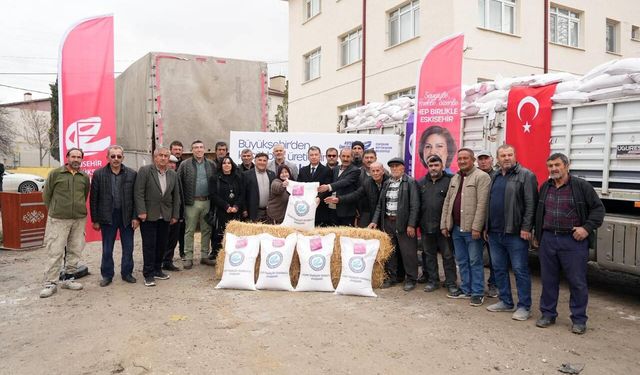 Büyükşehirden Günyüzü üreticilerine destek