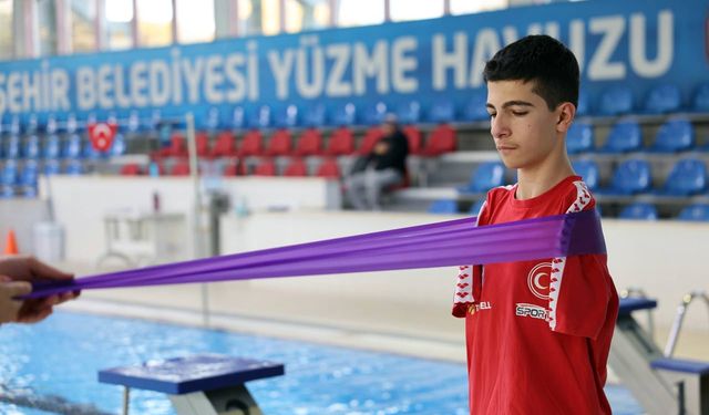 Baran Doruk Şimşek olimpiyat yolunda tam gaz