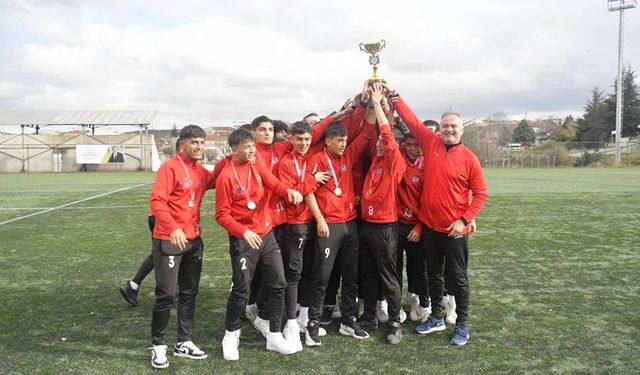 Okul Sporları Genç A Erkek Futbol Müsabakaları sona erdi