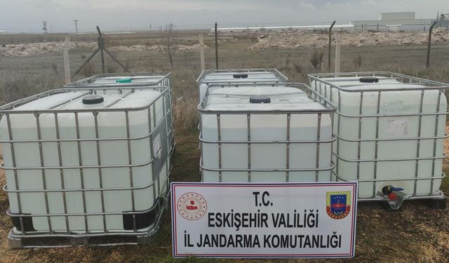 Eskişehir’de 5 ton etil alkol ele geçirildi!