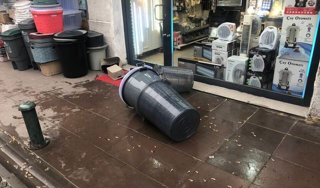 Şiddetli fırtına ortalığı birbirine kattı