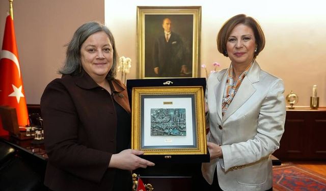 Başkan Ayşe Ünlüce’den uluslararası diplomasi temasları