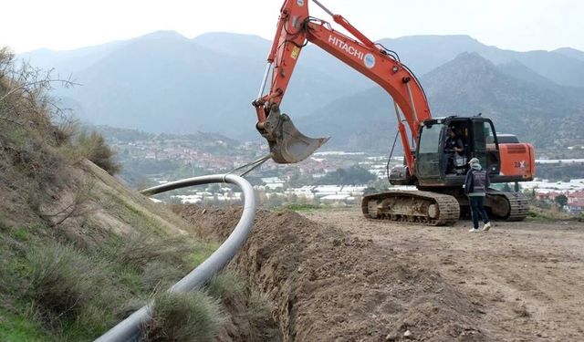 Mihalgazi’ye yeni içme suyu basma hattı