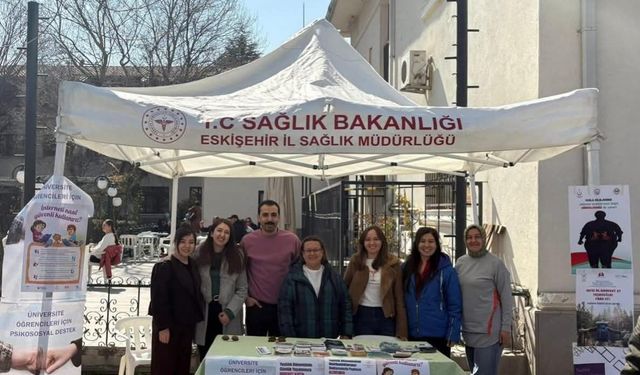 Eskişehir sağlıkta tanıtım standı kuruldu