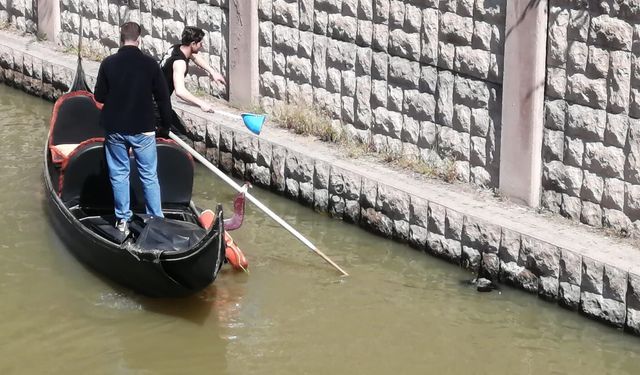 Eskişehir Porsuk Çayı'nda kurtarma operasyonu