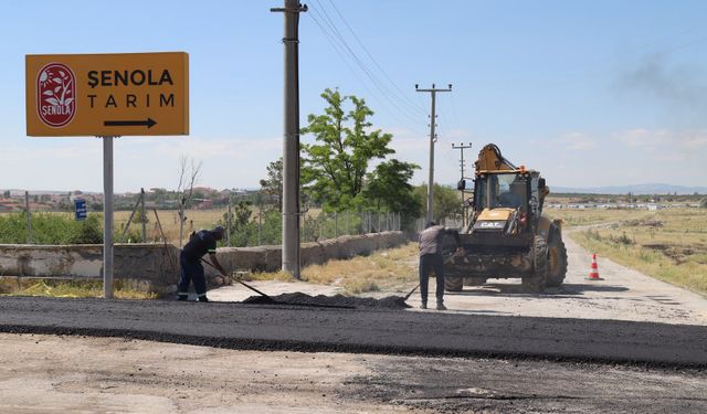 Mahmudiye ve Çifteler’de yol çalışmaları tamamlandı