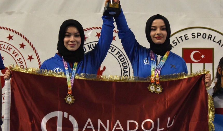 Anadolu Üniversitesi Wushu'da Türkiye Şampiyonu oldu