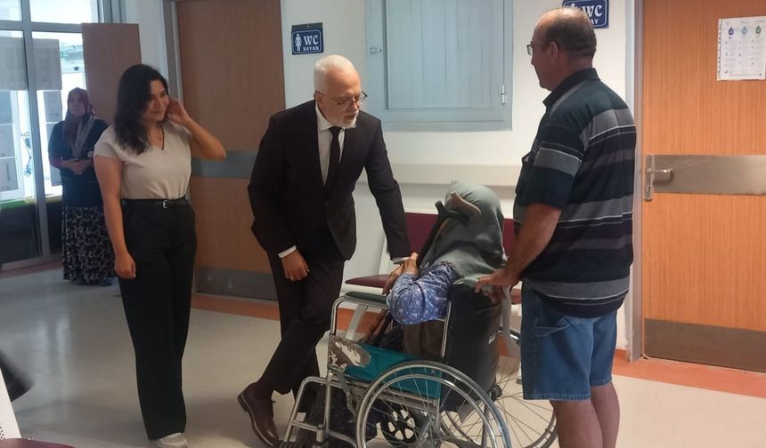 Bildirici, ilçelerde sağlık hizmetlerini yerinde değerlendirdi