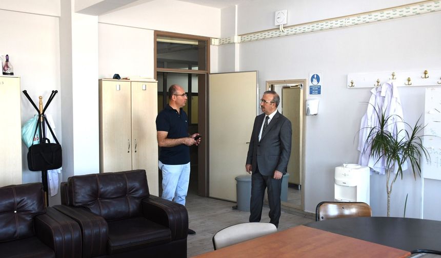 Müdür Aydın, hazırlık çalışmalarını inceledi