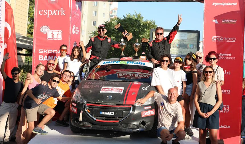 Odunpazarı ESOK Rallisi’nde heyecan sona erdi