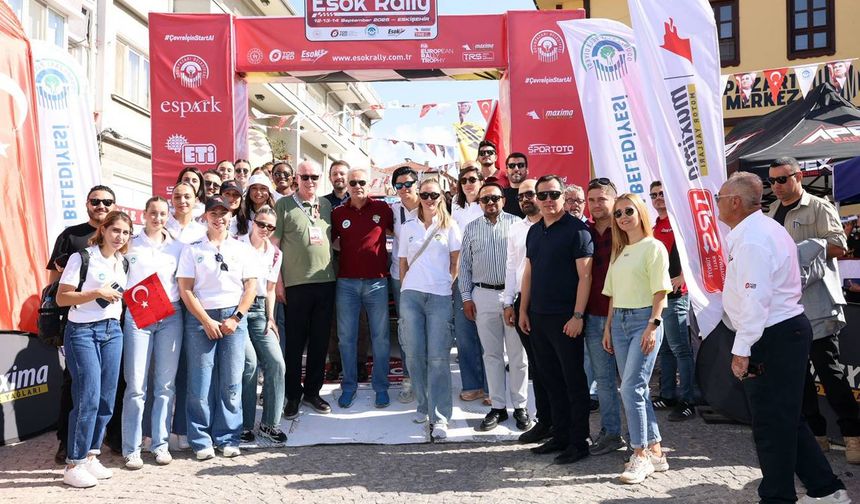 Odunpazarı ESOK Rally 2025 Başkan Kurt’un start vermesi ile başladı