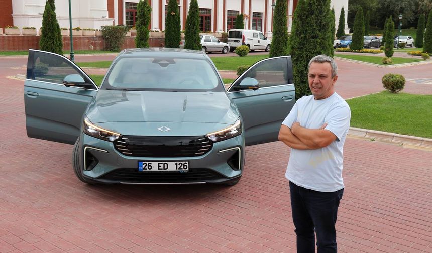 Eskişehir trafiğindeki ilk yerli sedan aracı görenler bir daha bakıyor