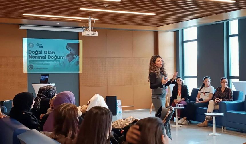 'Normal Doğum ve Emzirme Haftası' etkinliği gerçekleştirildi