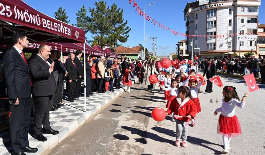İnönü’de Cumhuriyet Bayramı coşkusu